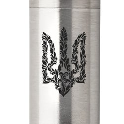 Ручка кулькова Parker JOTTER UKRAINE Stainless Steel GT BP Тризуб квітковий