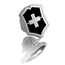 Значок-логотип (чорний) Victorinox Travel 4.1888.3