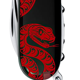 Швейцарський складаний ніж 91мм Victorinox SPARTAN ZODIAC Червона змія 1.3603.3.Z4361u