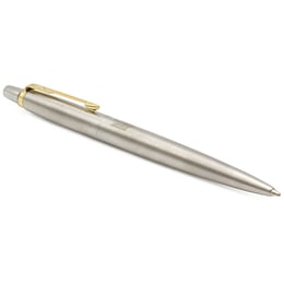 Ручка кулькова Parker JOTTER UKRAINE Stainless Steel GT BP Тризуб прозорий