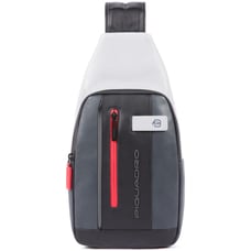 Сумка-слинг с LED-подсветкой Piquadro URBAN Grey-Black CA4536UB00L_GRN