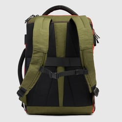 Дорожній рюкзак для ноутбука 17,3″ Piquadro ARNE (S125) Green-Orange CA6691S125_VEAR