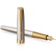 Ручка перьевая Parker SONNET Silver Mistral GT FP18 F