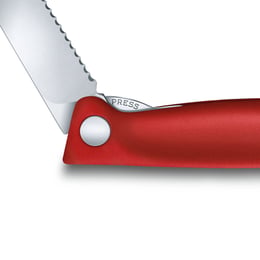 Нож кухонный складной 11 см (серрейтор) Victorinox SWISS CLASSIC Paring 6.7831.FB
