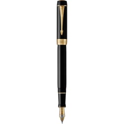 Ручка перьевая Parker DUOFOLD Classic Black GT FP18 F