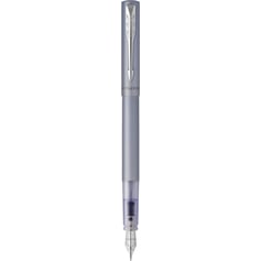 Ручка перова Parker VECTOR XL Metallic Silver Blue CT FP F