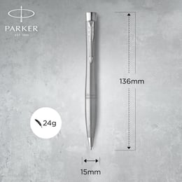 Ручка шариковая Parker URBAN UKRAINE Metro Metallic CT BP Трезубец