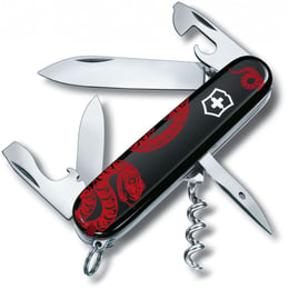 Швейцарський складаний ніж 91мм Victorinox SPARTAN ZODIAC Червона змія 1.3603.3.Z4361u