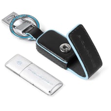 Брелок с флешкой 64Gb Piquadro BLUE SQUARE (B2) Black AC5597B2_N