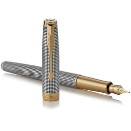 Ручка перьевая Parker SONNET Cisele Silver GT FP18 F