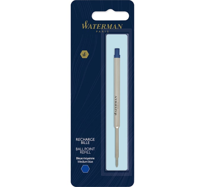 Стержень Waterman шариковый синий М (в блистере)