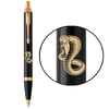 Ручка кулькова Parker IM ZODIAC Black GT BP Дерев'яна Змія