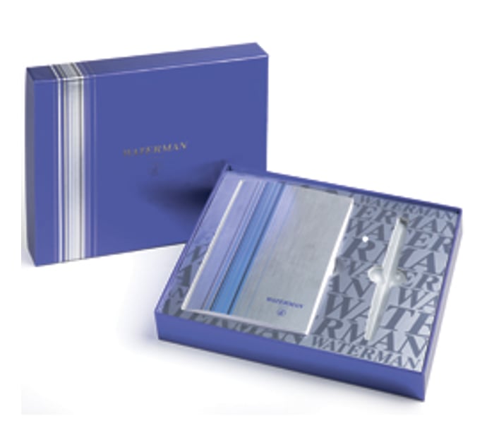 Подарункова коробка Waterman для кулькової ручки HEMISPHERE + блокнот