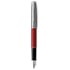 Ручка перьевая Parker SONNET Essentials Metal & Red Lacquer CT FP F