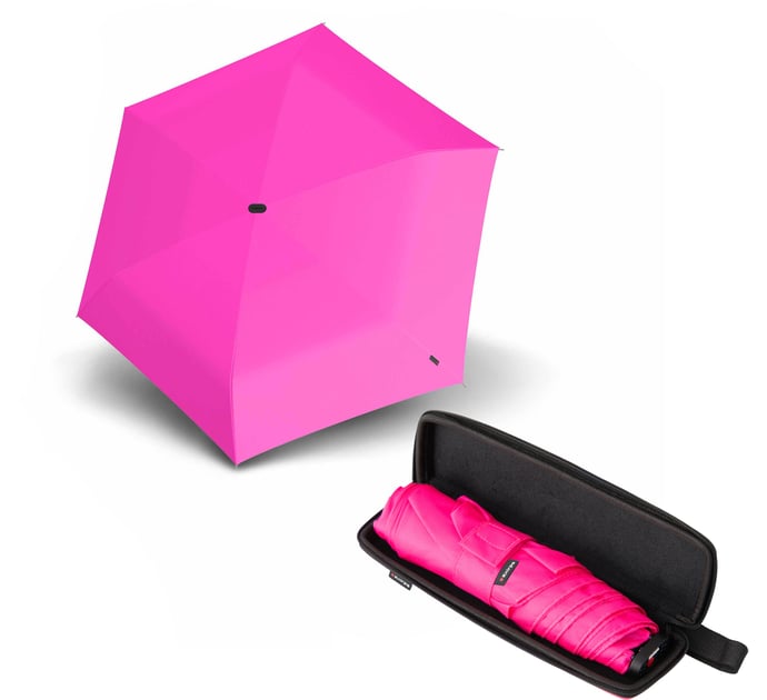 Зонт механический Knirps X4U Ultra Light Slim Manual/Neon Pink Kn95 6030 8802