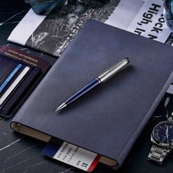 Ручка кулькова Waterman EXPERT Deluxe Metallic Blue CT BP