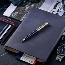 Ручка кулькова Waterman EXPERT Deluxe Metallic Blue CT BP