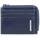 Картхолдер з монетницею Piquadro BLUE SQUARE (B2) Navy Blue PP4822B2R_BLU2