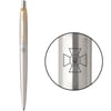 Ручка кулькова Parker JOTTER ARMY Stainless Steel GT BP Емблема ДПСУ