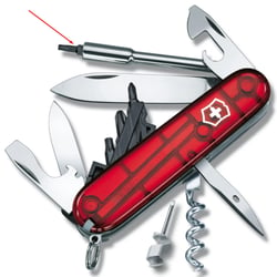 Насадка-біта Slotted 3 mm / Slotted 4 mm для Swisschamp/Cybertool Victorinox A.7680.13
