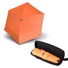 Зонт механический Knirps X4U Ultra Light Slim Manual/Neon Orange Kn95 6030 8801
