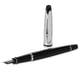 Ручка перова Waterman EXPERT Deluxe Black CT FP F