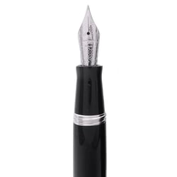 Ручка перова Montegrappa ELMO 02 Black CT FP F ISE2R2AC