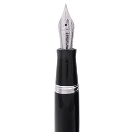 Ручка перова Montegrappa ELMO 02 Black CT FP F ISE2R2AC