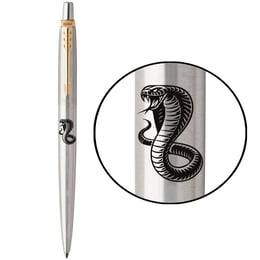 Ручка кулькова Parker JOTTER ZODIAC Stainless Steel GT BP Дерев'яна Змія