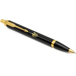 Ручка шариковая Parker IM UKRAINE Black GT BP Трезубец из колосков