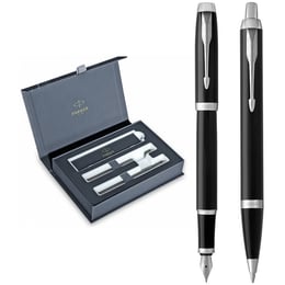 Набор ручек Parker IM Black CT FP+BP (перьевая + шариковая)