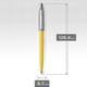 Ручка гелевая Parker JOTTER Originals Yellow CT GEL (в Eco упаковке)