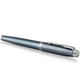 Ручка перова Parker IM Light Blue Grey CT FP F
