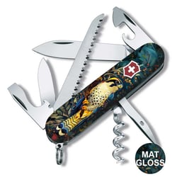 Швейцарський складаний ніж 91мм Victorinox CAMPER UKRAINE 1.3613.3.T3180pw