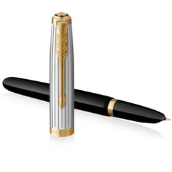 Ручка перьевая Parker PARKER 51 Premium Black GT FP F