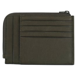 Картхолдер з монетницею Piquadro BLACK SQUARE (B3S) Green PU1243B3SR_VE
