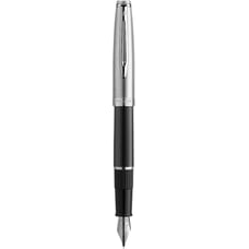 Ручка перова Waterman EMBLEME Black CT FP F