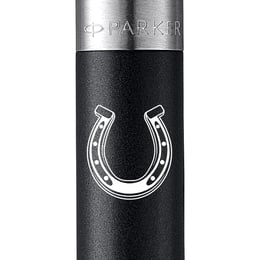 Кулькова ручка Parker JOTTER DESIGN Bond Street Black CT BP Підкова на щастя