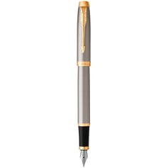 Ручка перова Parker IM Brushed Metal GT FP F