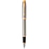 Ручка перьевая Parker IM Brushed Metal GT FP F