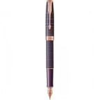 Ручка перьевая Parker SONNET Cisele Silver Purple Matrix PGT FP18 F
