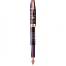 Ручка перова Parker SONNET Cisele Silver Purple Matrix PGT FP18 F