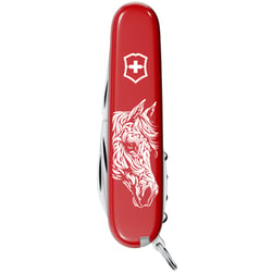 Швейцарський складаний ніж 91мм Victorinox SPARTAN ZODIAC Могутній кінь 1.3603.Z5330u