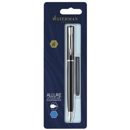 Ручка перова Waterman ALLURE Black CT FP F (блістер)