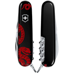 Швейцарський складаний ніж 91мм Victorinox SPARTAN ZODIAC Червона змія 1.3603.3.Z4361u