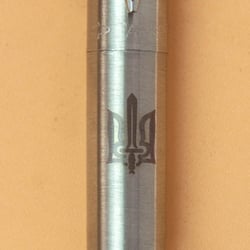 Ручка шариковая Parker JOTTER UKRAINE Stainless Steel CT BP Трезубец ОУН (глад.)