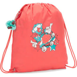 Рюкзак (сумка для взуття) Kipling SUPERTABOO LIGHT Peachy Pink Fun (78Y)