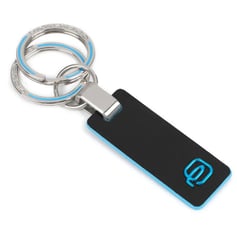 Брелок з двома кільцями Piquadro BLUE SQUARE (B2) Black PC3755B2_N