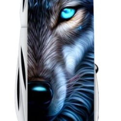 Швейцарський складаний ніж 91мм Victorinox HUNTSMAN ANIMAL 1.3713.3.F1040pw