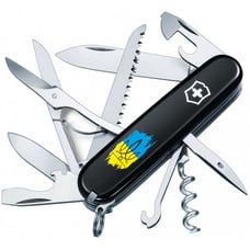 Швейцарський складаний ніж 91мм Victorinox HUNTSMAN UKRAINE 1.3713.3_T1026u